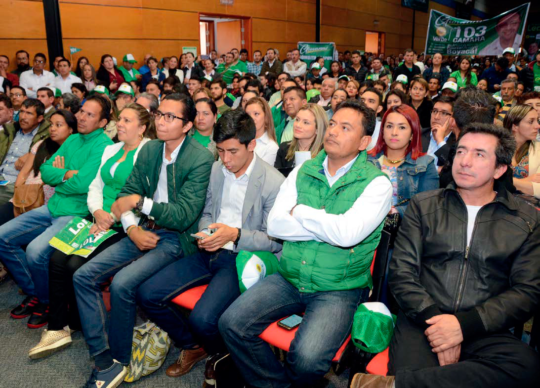 Primer evento público de la colectividad verde en la Pedro Pablo Salas participó de forma activa. FOTO / Carlo Fidel Gómez